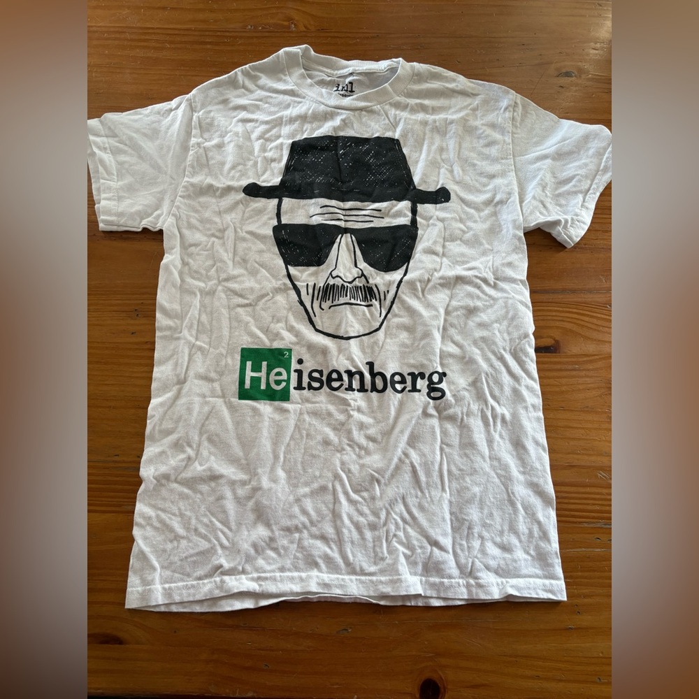 Breaking Bad Heisenberg White Graphic T-Shirt